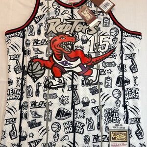Vince Carter Toronto Raptors Mitchell & Ness 1998/99 Swingman Jersey - White/New